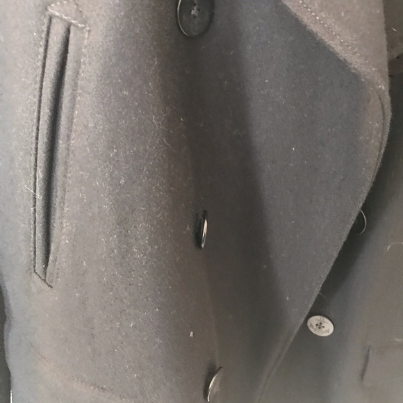 NWT Gap Pea Coat XL Navy Blue - Picture 4 of 5